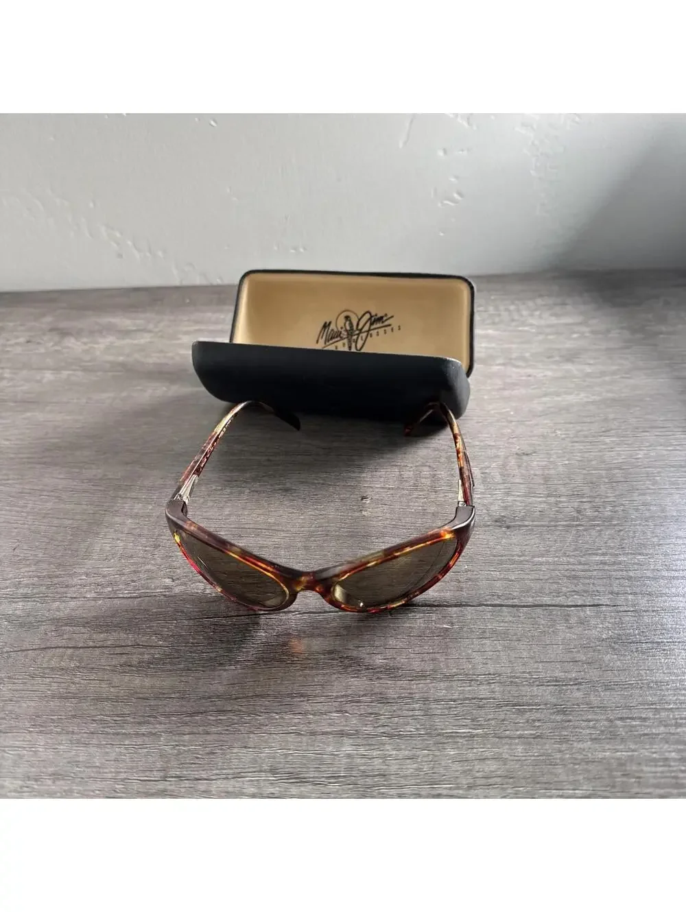 Maui Jim Sunglasses MJ-159-10 Regatta Tortoise FRAMES ONLY Oval WITH CASE